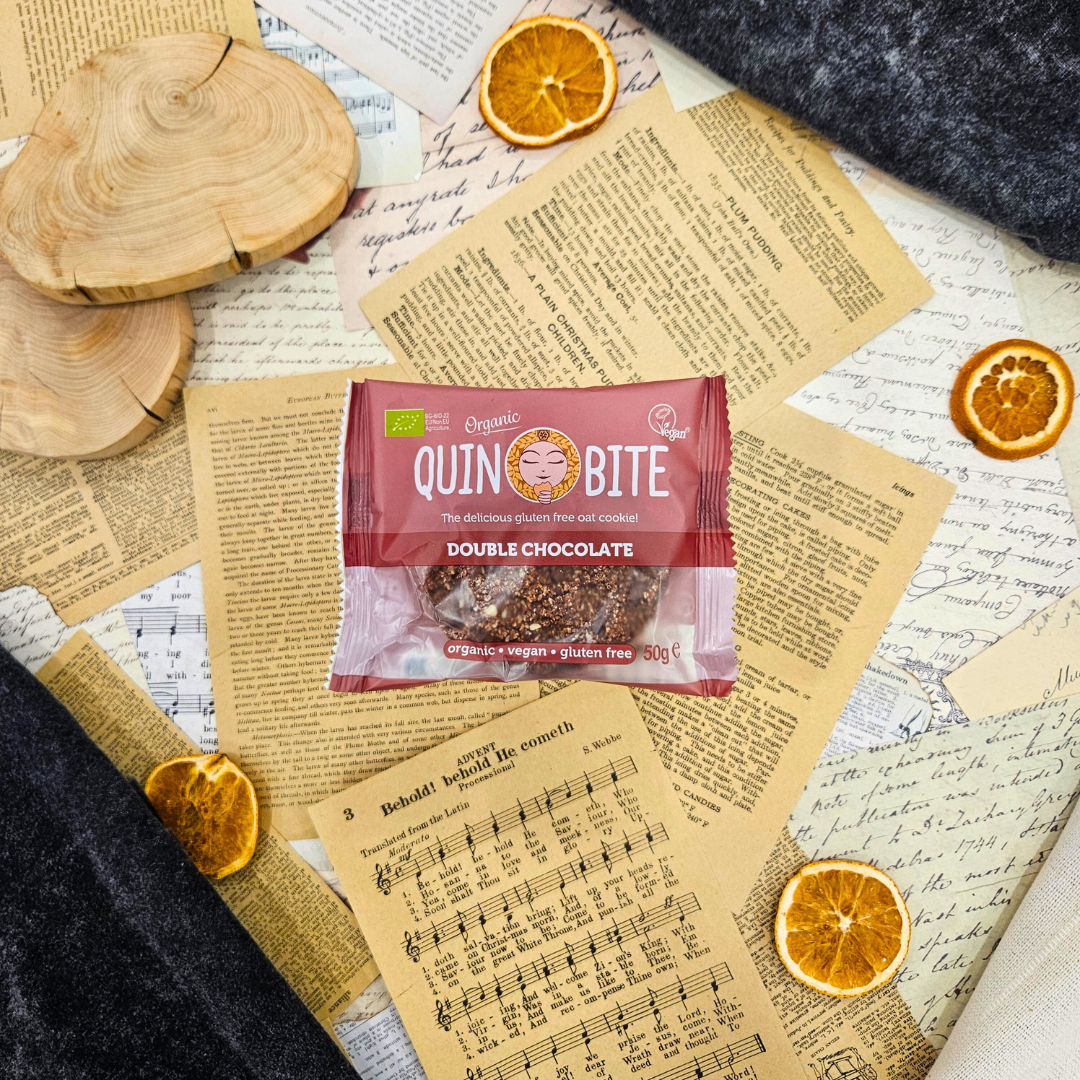 🍪 QUIN BITE - Био Курабийка Двоен шоколад, 50g