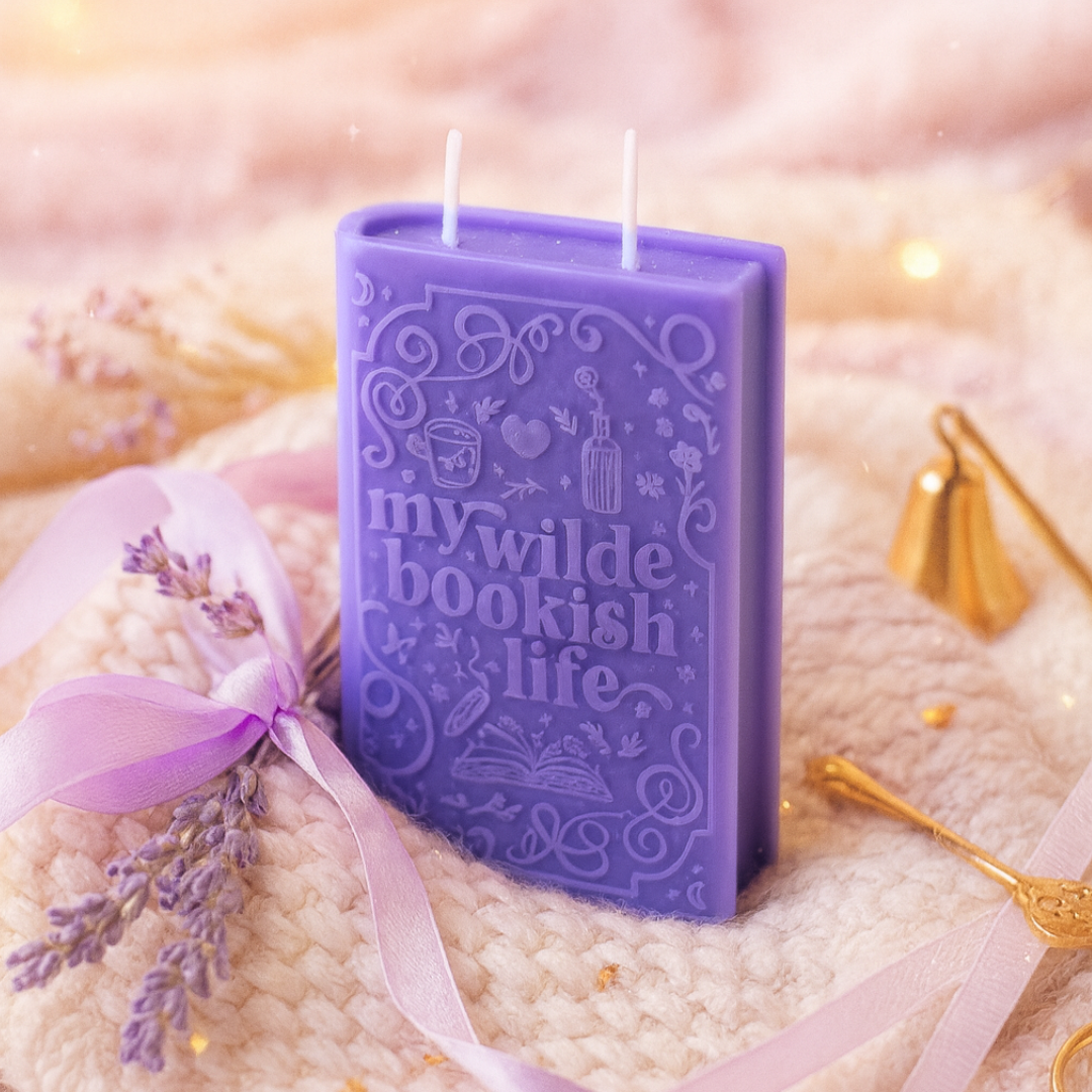 🕯️ АРОМАТНА СВЕЩ ВЪВ ФОРМАТА НА КНИГА — Wild Orange Blossom