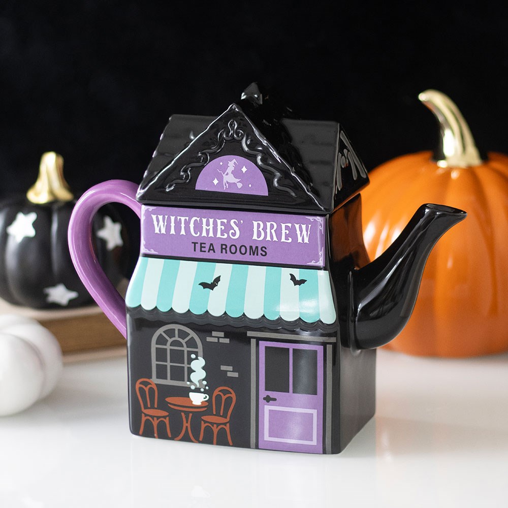 КЕРАМИЧЕН ЧАЙНИК WITCHES' BREW TEA ROOM