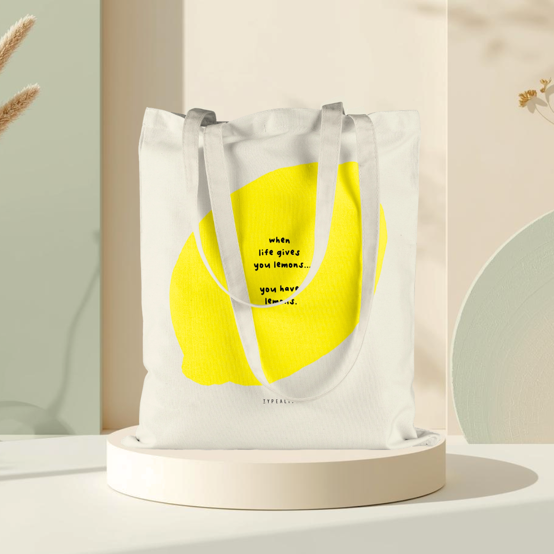 ПЛАТНЕНА ЧАНТА „YOU HAVE LEMONS“