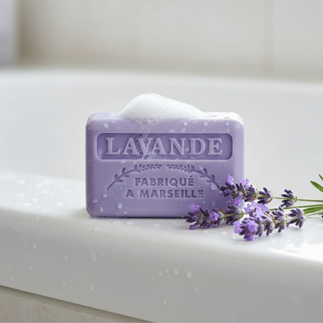 ЗАНАЯТЧИЙСКИ ТВЪРД САПУН ЛАВАНДУЛА | SAVONNETTE MARSEILLAISE LAVENDER