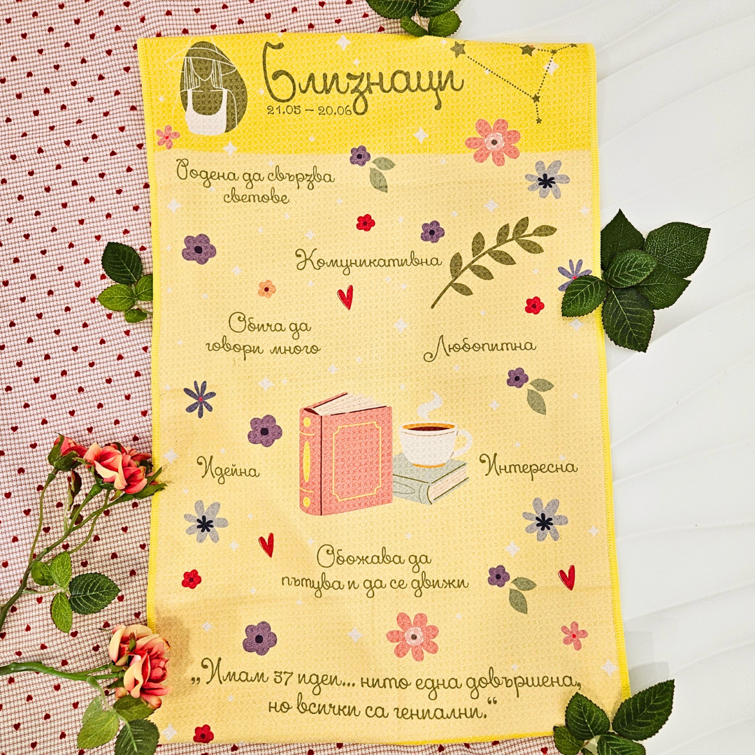 PRE-ORDER! Кутия за зодия Близнаци ♊️ ПЕРСОНАЛИЗИРАНА