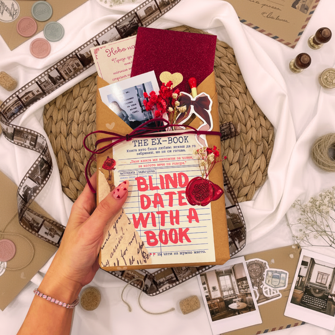 Месечен абонамент за Blind Date  – Среща на сляпо с книга с цветни порезки