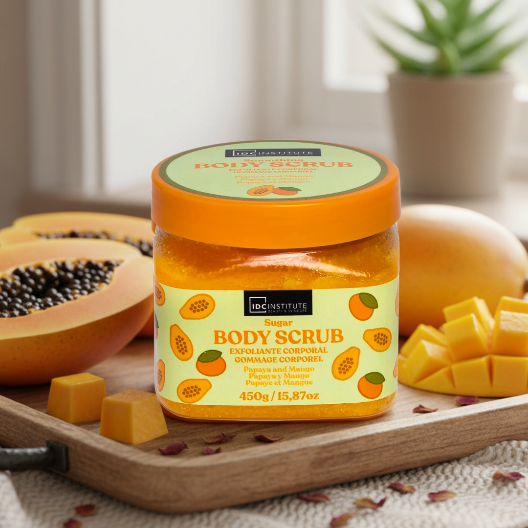 IDC INSTITUTE – СКРАБ ЗА ТЯЛО С ПАПАЯ И МАНГО 470G