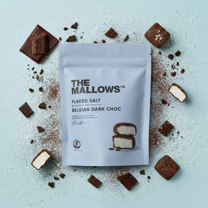 Маршмелоу с морска сол и черен шоколад The Mellows