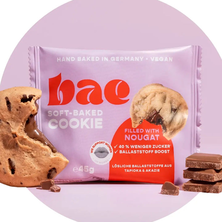 SOFT-BAKED БИСКВИТА С НУГА КРЕМ · 45 Г