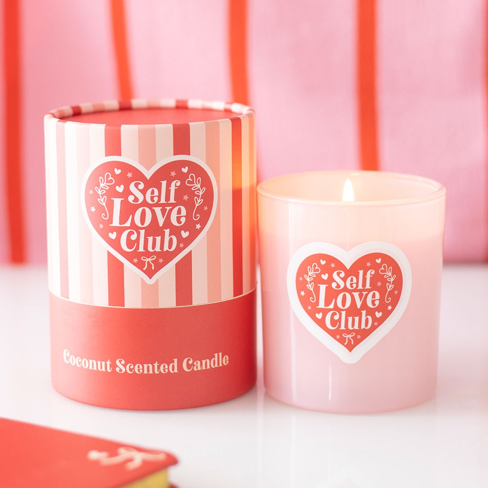SELF LOVE CLUB COCONUT – АРОМАТНА СВЕЩ GALENTINE'S DAY