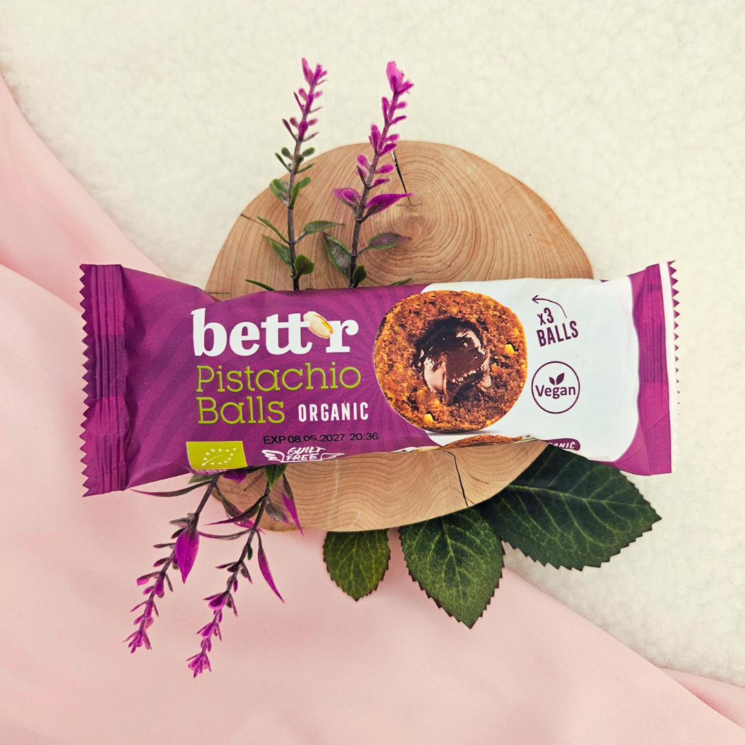 🥜 Био Плодови Топчета с Пълнеж Шамфъстък , Bett'r