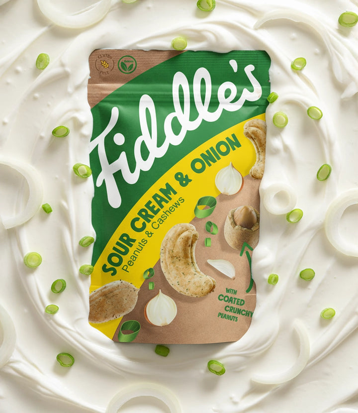 ФЪСТЪЦИ И КАШУ SOUR CREAM & ONION · 70 Г