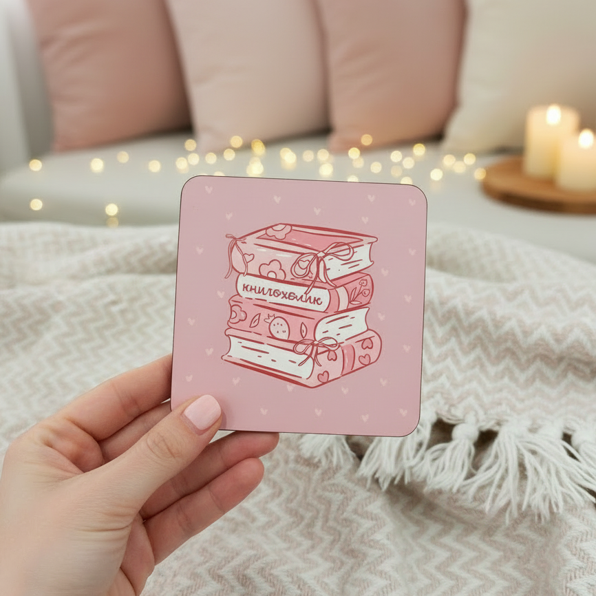 Подложка за чаша - Книгохолик