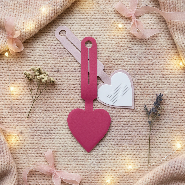 ЕТИКЕТ ЗА БАГАЖ СЪРЦЕ