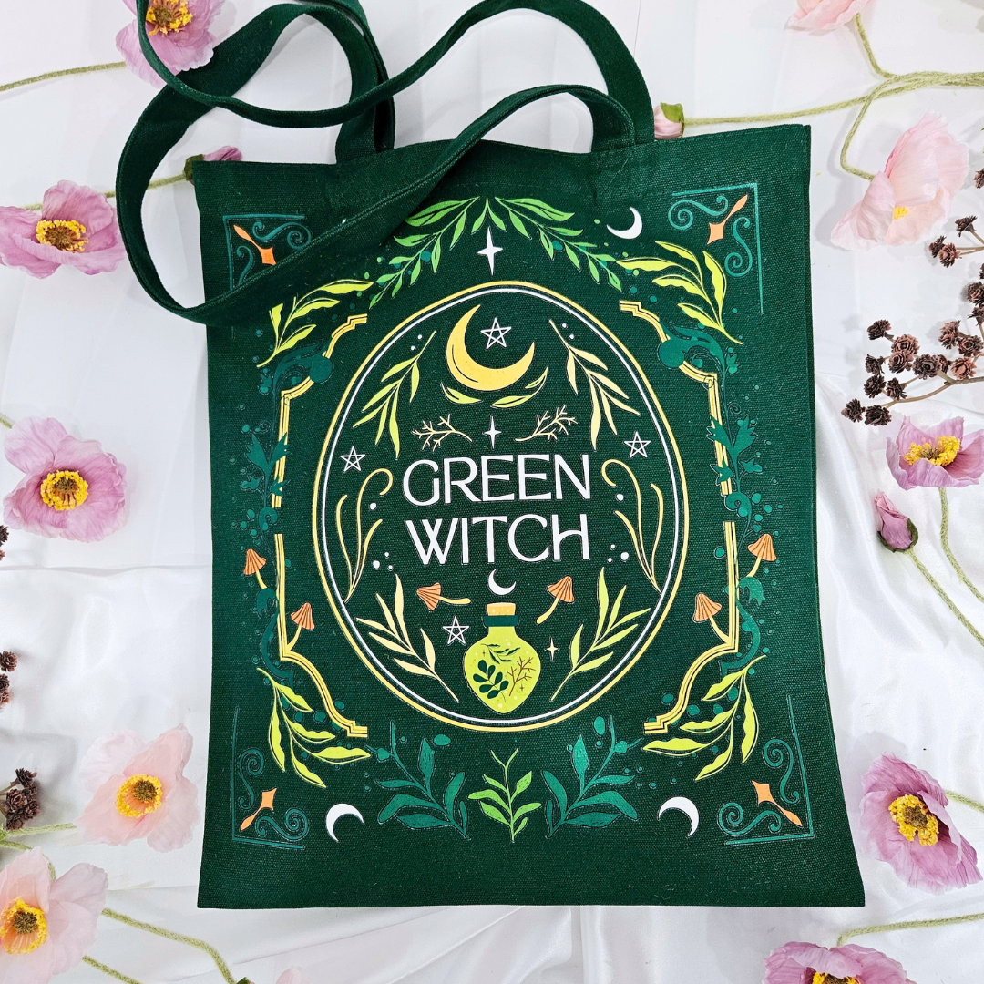 Платнена торба „Green Witch“
