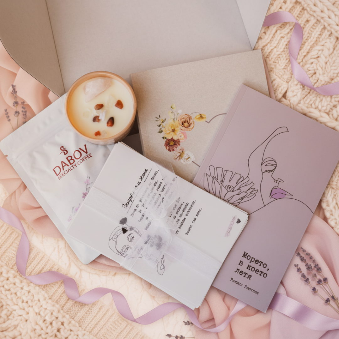 Персонализирана книжна подаръчна кутия Време за мен от Charly Wilde