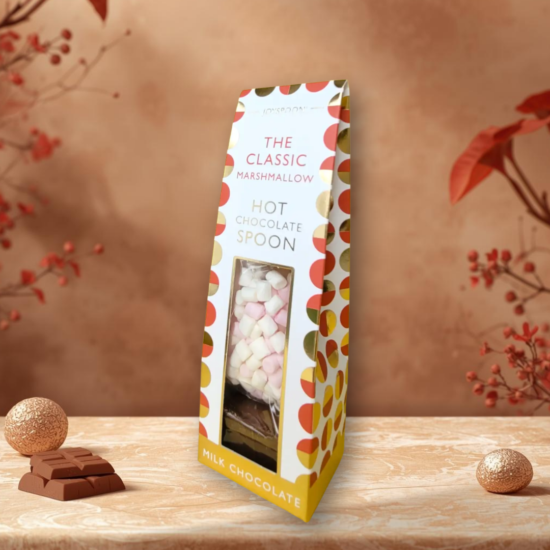 HOT CHOCOLATE SPOON - ШОКОЛАДО БЛОК ЗА ГОРЕЩ ШОКОЛАД С МАРШМЕЛОУ – КЛАСИК