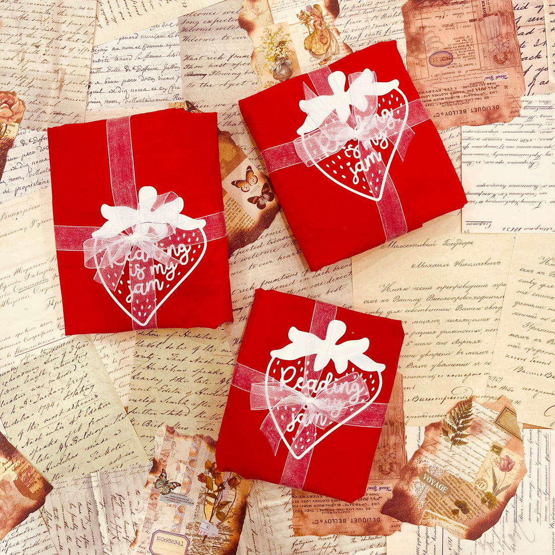 Платнена торбичка „Reading is my jam“